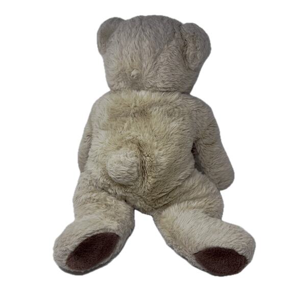 Floppy Friends Mervyns Teddy Bear Plush Beige 28" Large Stuffed Lovey Vintage - Picture 4 of 7